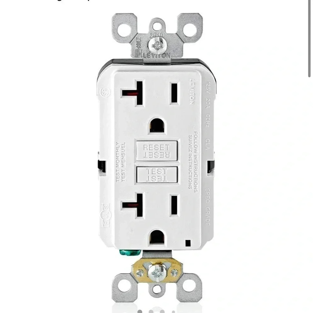 Leviton Protection 20 amp weather resistant GFCI outlet